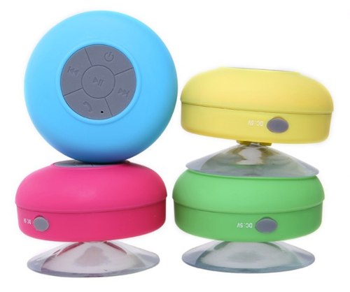 Bocina Bluetooth Contra Agua Para Cel O Tablet Regadera